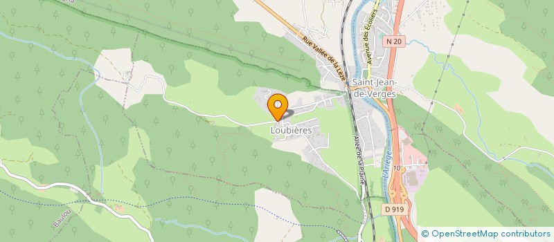 localisation de l'entreprise GROUPEMENT D'EMPLOYEURS DU COL DEL FACH à LOUBIERES
