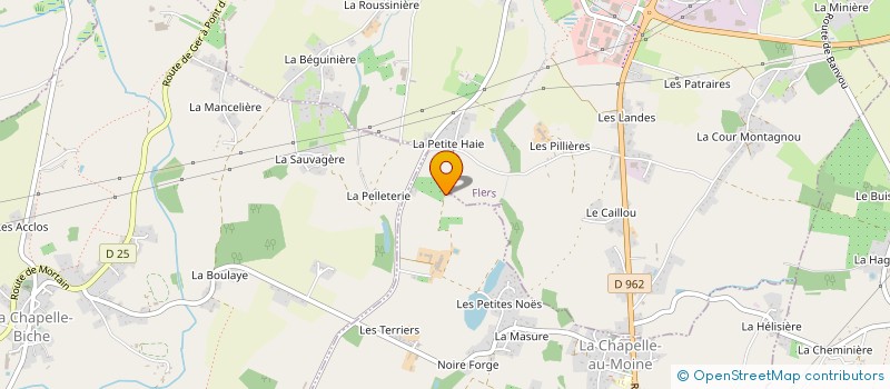 localisation de l'entreprise GROUPEMENT D EMPLOYEURS DU DESERT à LA CHAPELLE-AU-MOINE