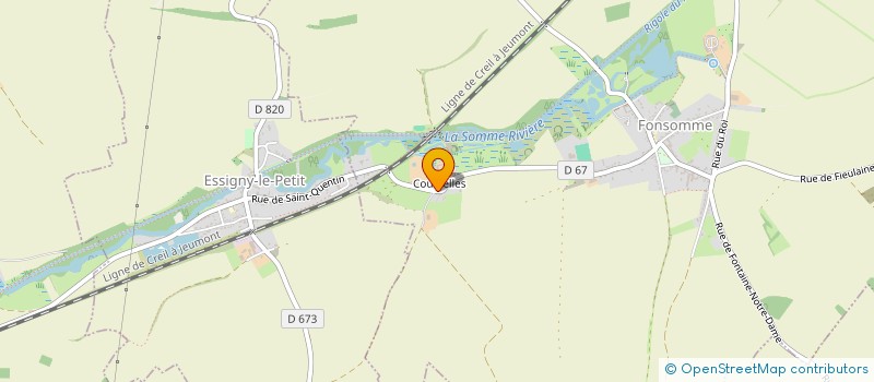 localisation de l'entreprise GROUPEMENT D'EMPLOYEURS DU HAMEAU à FONSOMME
