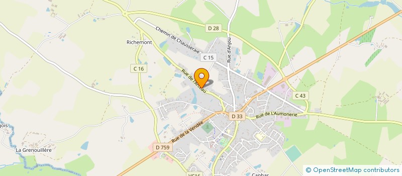 localisation de l'entreprise GROUPEMENT D'EMPLOYEURS DU HAUT BOCAGE  NUEIL-LES-AUBIERS