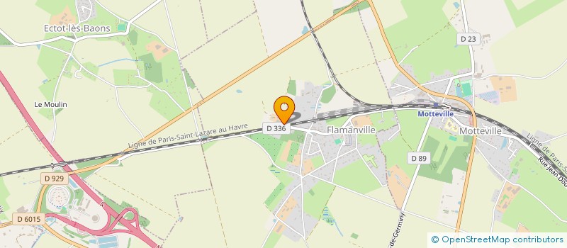 localisation de l'entreprise GROUPEMENT D'EMPLOYEURS DU MARAIS  FLAMANVILLE