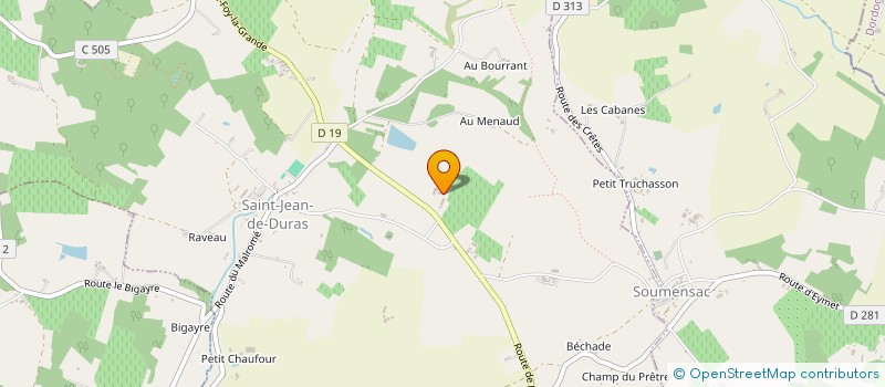localisation de l'entreprise GROUPEMENT D'EMPLOYEURS DU MAULEVRIER à SAINT-JEAN-DE-DURAS