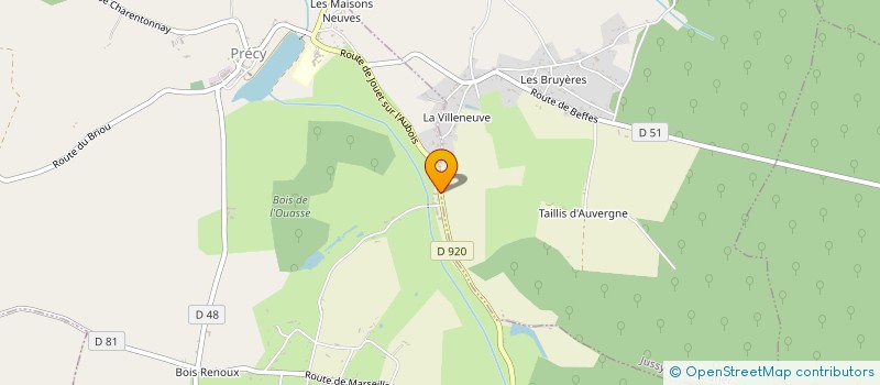 localisation de l'entreprise GROUPEMENT D'EMPLOYEURS DU MOULIN  PRECY