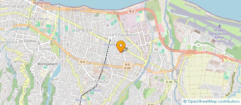 localisation de l'entreprise GROUPEMENT D'EMPLOYEURS DU NETTOYAGE à SAINT-DENIS
