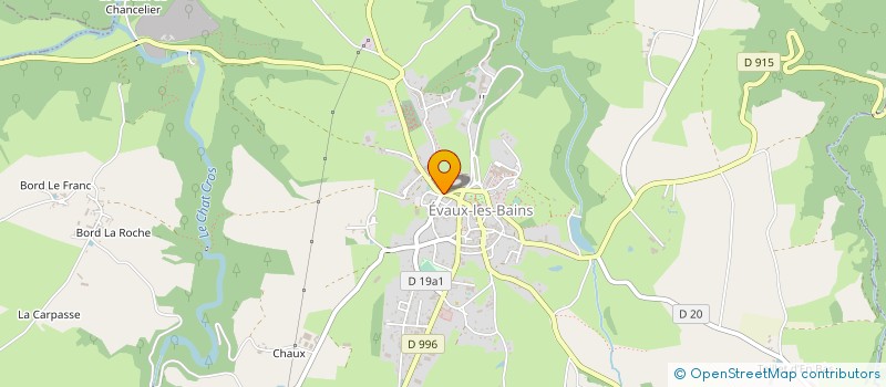 localisation de l'entreprise GROUPEMENT D'EMPLOYEURS DU PLATEAU  EVAUX LES BAINS