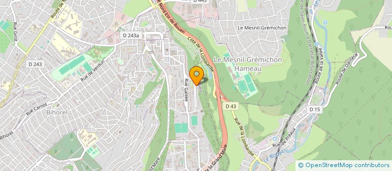 localisation de l'entreprise GROUPEMENT D' EMPLOYEURS DU PLATEAU à ROUEN