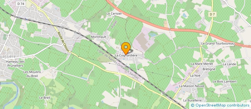 localisation de l'entreprise GROUPEMENT D'EMPLOYEURS DU PRESSOIR JOLY  LE PALLET