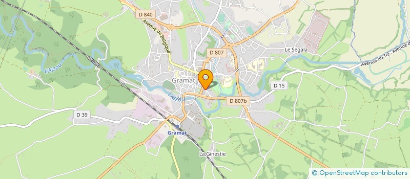 localisation de l'entreprise GROUPEMENT D'EMPLOYEURS DU QUERCY  BRETENOUX