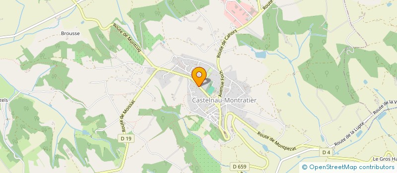localisation de l'entreprise GROUPEMENT D'EMPLOYEURS DU QUERCY BLANC  CASTELNAU-MONTRATIER