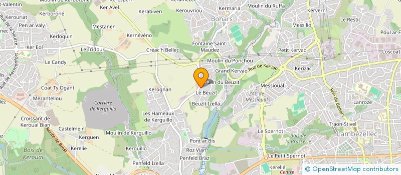 localisation de l'entreprise GROUPEMENT D'EMPLOYEURS DU RESTIC  BOHARS