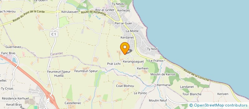 localisation de l'entreprise GROUPEMENT D'EMPLOYEURS DU ROZ à CARANTEC