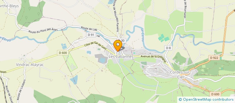 localisation de l'entreprise GROUPEMENT D'EMPLOYEURS DU SEGALA  BOURNAZEL