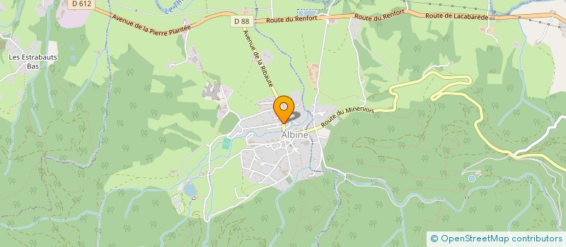 localisation de l'entreprise GROUPEMENT D'EMPLOYEURS DU THORE  ALBINE