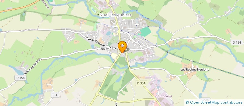 localisation de l'entreprise GROUPEMENT D EMPLOYEURS DU VAL D'ARGENT  NUEIL-LES-AUBIERS