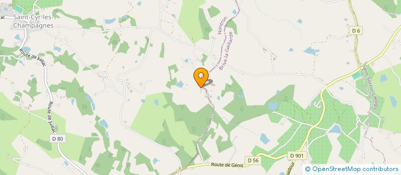 localisation de l'entreprise GROUPEMENT D EMPLOYEURS DU VERDIER  SAINT-CYR-LES-CHAMPAGNES