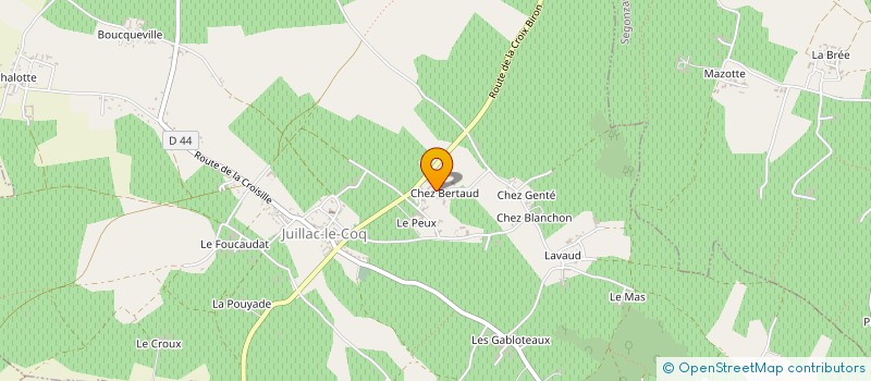 localisation de l'entreprise GROUPEMENT D EMPLOYEURS DU VIGNOBLEDES CHAMPAGNES à JUILLAC-LE-COQ