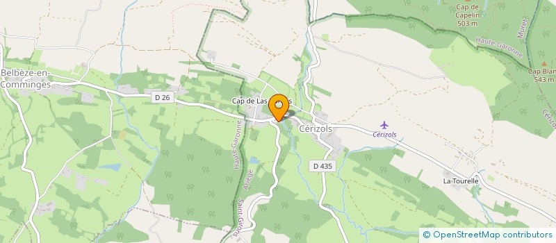 localisation de l'entreprise GROUPEMENT D EMPLOYEURS DU VOLVESTRE à CERIZOLS