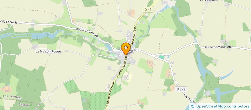 localisation de l'entreprise GROUPEMENT D'EMPLOYEURS E.M.A.  LES HERMITES