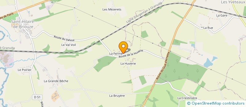 localisation de l'entreprise GROUPEMENT D'EMPLOYEURS ECE à SAINT-HILAIRE-DE-BRIOUZE