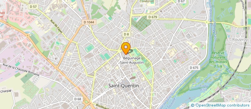 localisation de l'entreprise GROUPEMENT D'EMPLOYEURS EMPLOI ET COMPETENCES à SAINT-QUENTIN