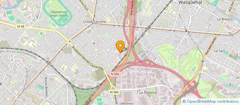 localisation de l'entreprise GROUPEMENT D'EMPLOYEURS EMPLOI ET HANDICAP à MARCQ-EN-BARŒUL