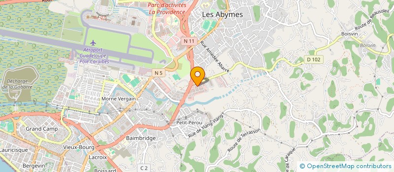 localisation de l'entreprise GROUPEMENT D'EMPLOYEURS EMPLOI SPORT ANIMATION TOURISME - GE-S.A.T  LES ABYMES