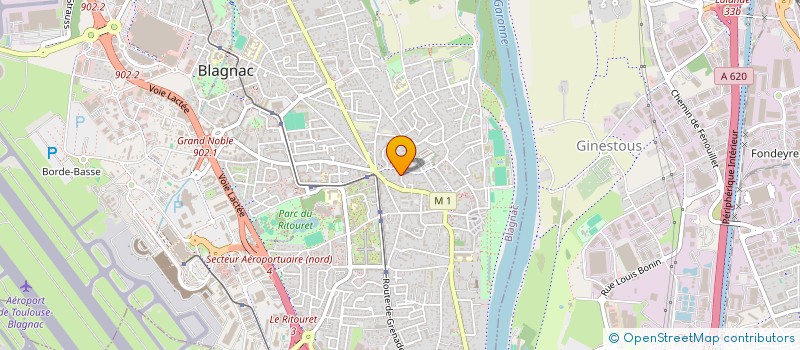 localisation de l'entreprise GROUPEMENT D'EMPLOYEURS EN ROLLERSPORTS à BLAGNAC