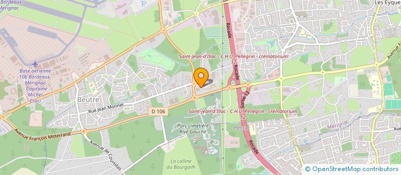 localisation de l'entreprise GROUPEMENT D'EMPLOYEURS ENOSIS à MERIGNAC