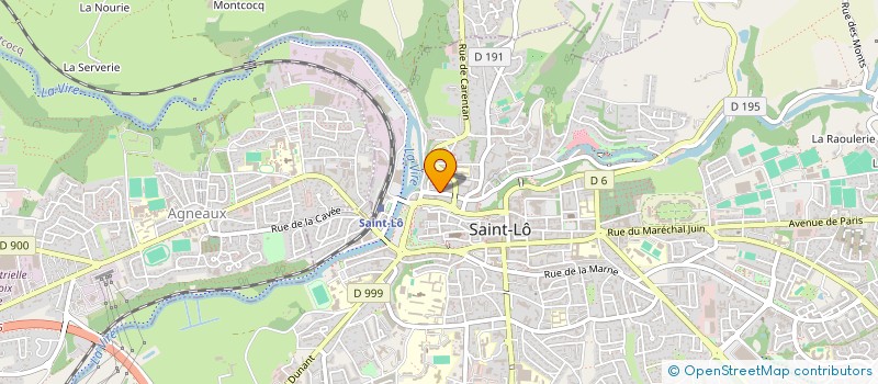 localisation de l'entreprise GROUPEMENT D EMPLOYEURS EPGV SUD MANCHE  SAINT-LO