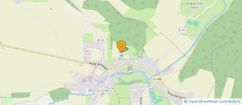 localisation de l'entreprise GROUPEMENT D'EMPLOYEURS FRAIS-JUS  BEZU-SAINT-ELOI