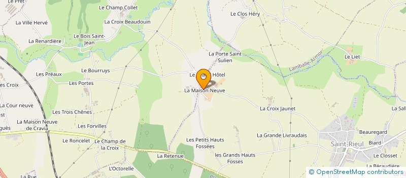 localisation de l'entreprise GROUPEMENT D'EMPLOYEURS GABORIAUX  SAINT-RIEUL