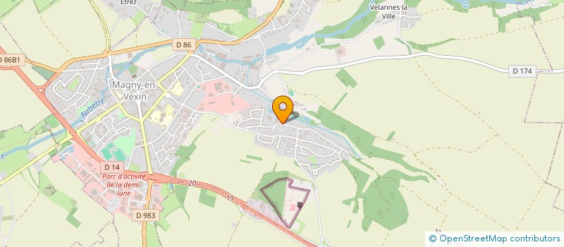 localisation de l'entreprise GROUPEMENT D EMPLOYEURS GANDON TRAEN  MAGNY-EN-VEXIN