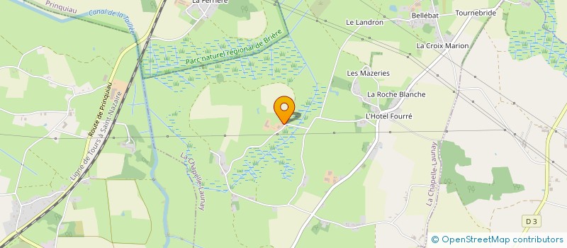 localisation de l'entreprise GROUPEMENT D'EMPLOYEURS GARCION  LA CHAPELLE-LAUNAY