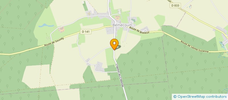 localisation de l'entreprise GROUPEMENT D'EMPLOYEURS GARNIER  BEMECOURT