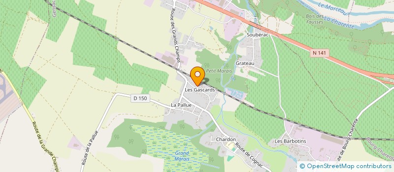localisation de l'entreprise GROUPEMENT D'EMPLOYEURS GAUTHIER à GENSAC-LA-PALLUE