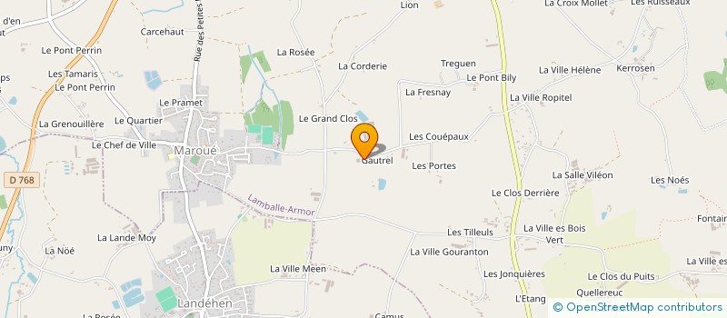 localisation de l'entreprise GROUPEMENT D'EMPLOYEURS GAUTREL à LAMBALLE-ARMOR