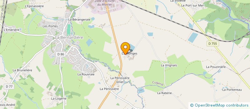 localisation de l'entreprise GROUPEMENT D'EMPLOYEURS GE NORD VENDEEN à CUGAND