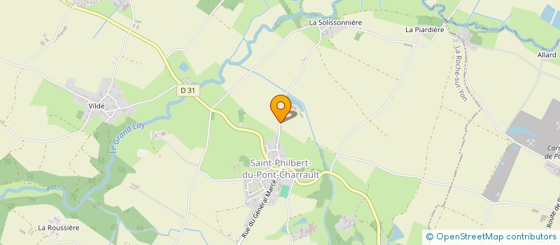 localisation de l'entreprise GROUPEMENT D'EMPLOYEURS GILBERT à CHANTONNAY