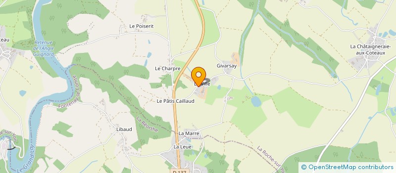 localisation de l'entreprise GROUPEMENT D'EMPLOYEURS GIVARVIL à CHANTONNAY
