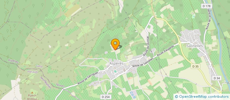 localisation de l'entreprise GROUPEMENT D'EMPLOYEURS GRANIER  ASPERES