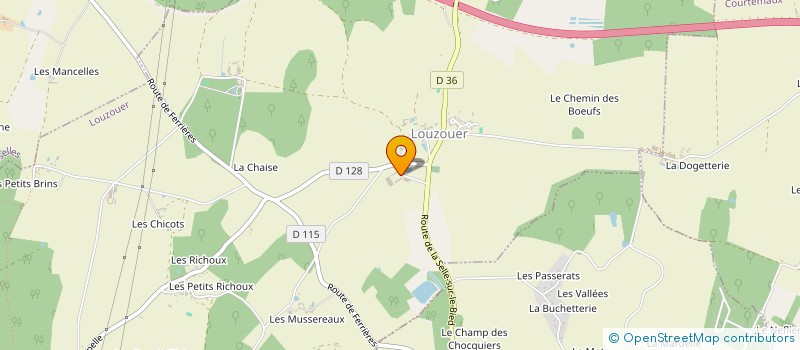 localisation de l'entreprise GROUPEMENT D'EMPLOYEURS GREENWORK  LOUZOUER