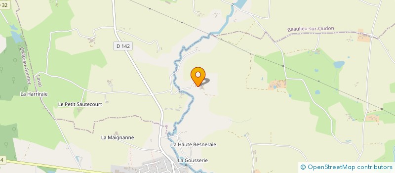 localisation de l'entreprise GROUPEMENT D'EMPLOYEURS GUEMONT  COSSE-LE-VIVIEN