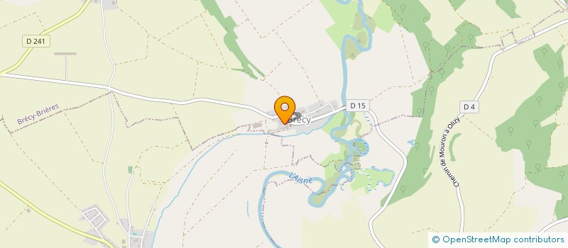 localisation de l'entreprise GROUPEMENT D'EMPLOYEURS GUERIN THIRIET  BRECY-BRIERES