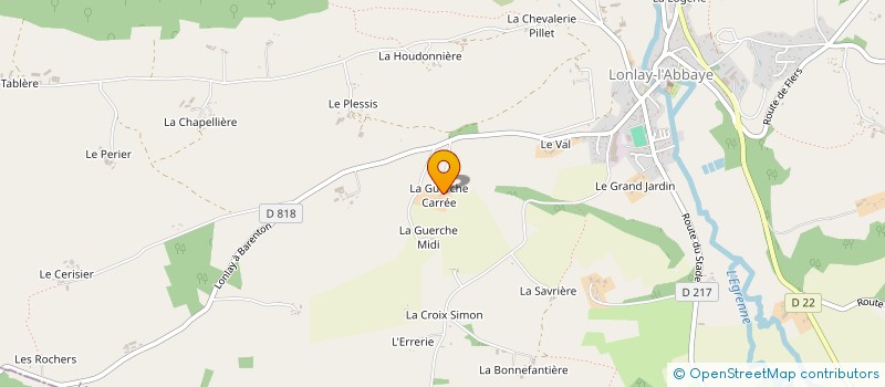 localisation de l'entreprise GROUPEMENT D'EMPLOYEURS HAUTE PENA à LA HAUTE CHAPELLE