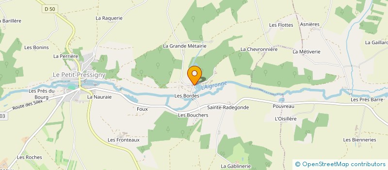 localisation de l'entreprise GROUPEMENT D'EMPLOYEURS HOPPER  LE PETIT-PRESSIGNY