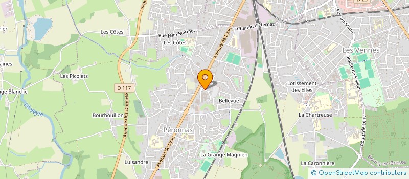 localisation de l'entreprise GROUPEMENT D'EMPLOYEURS INDUSTRIE DE L'AIN à PERONNAS