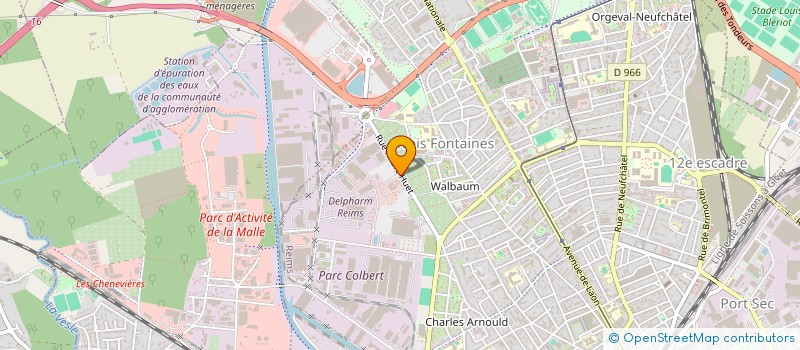 localisation de l'entreprise GROUPEMENT D'EMPLOYEURS INDUSTRIE DE LA CHAMPAGNE  REIMS