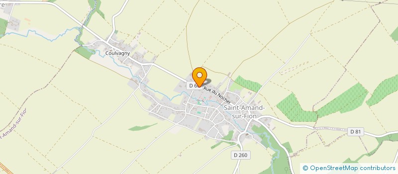 localisation de l'entreprise GROUPEMENT D'EMPLOYEURS JB-FC  SAINT-AMAND-SUR-FION