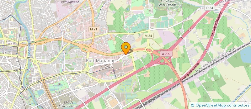 localisation de l'entreprise GROUPEMENT D'EMPLOYEURS JUDO OCCITANIE à MONTPELLIER