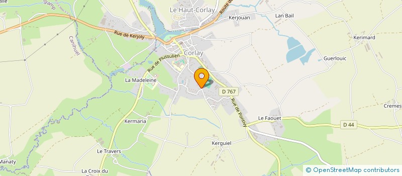 localisation de l'entreprise GROUPEMENT D'EMPLOYEURS KERGUIEL-CORLAY à CORLAY